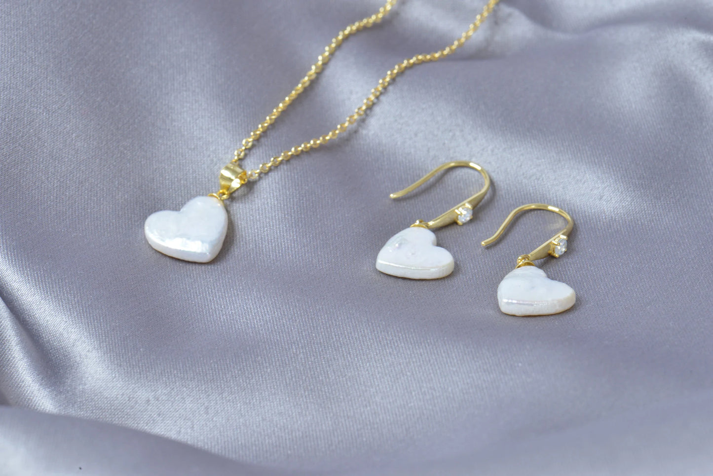 Handmade Natural Pearl Set/ Heart Pearl Set/ Star Pearl Set/ Round