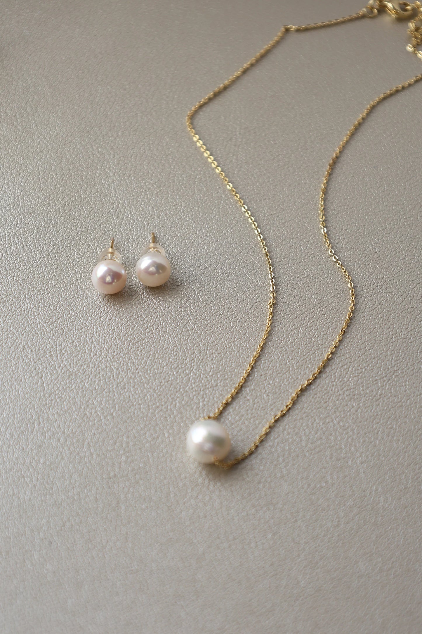 Handmade Pearl Jewelry Set - Crafted with Genuine White Pearl