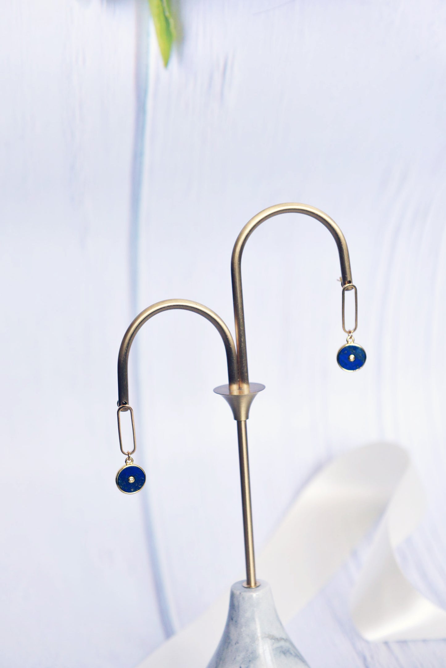 Handmade Natural Gemstone/ Real Gemstone Earrings/Lapis Lazuli Stone Earrings/Amazonite stone earrings/