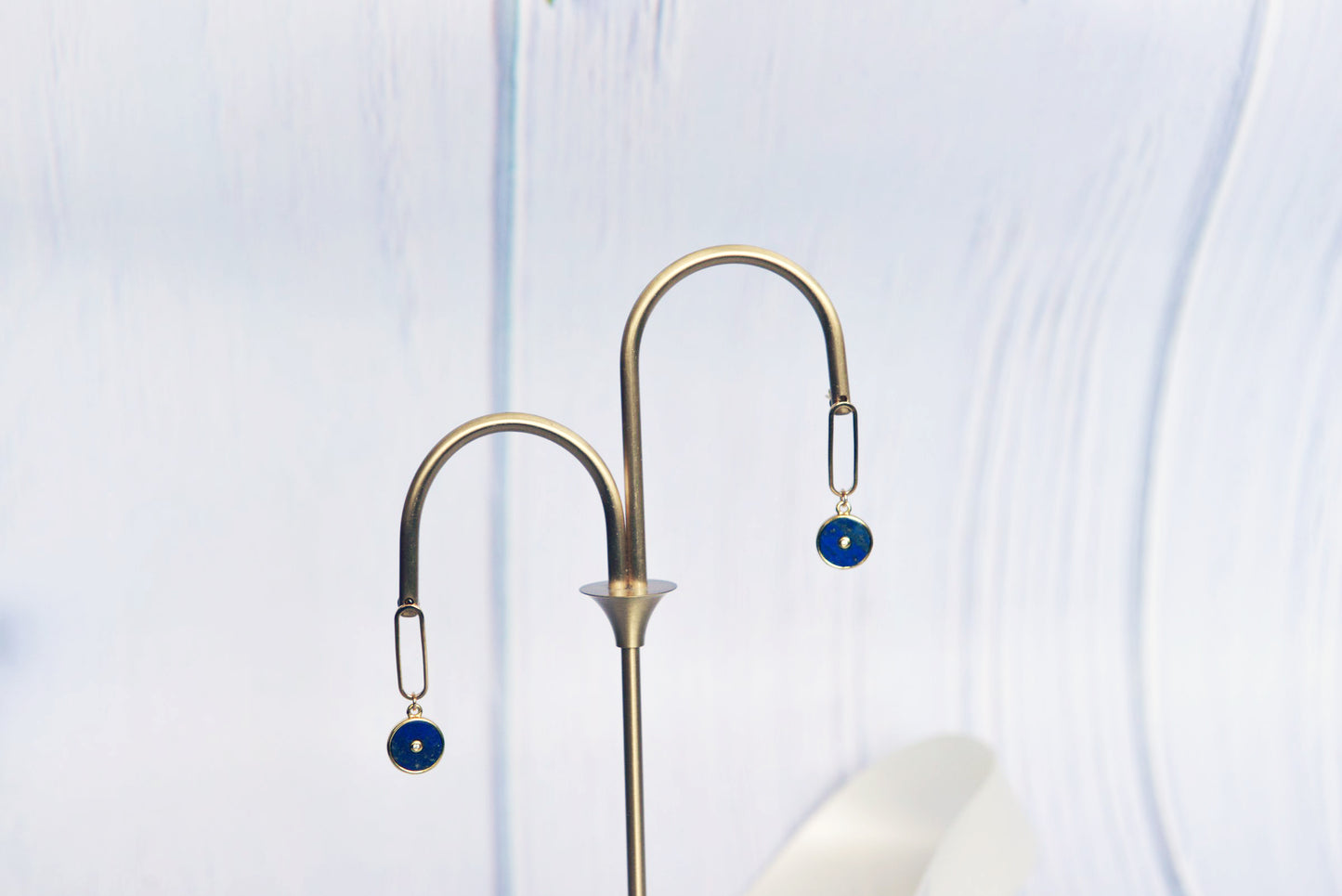 Handmade Natural Gemstone/ Real Gemstone Earrings/Lapis Lazuli Stone Earrings/Amazonite stone earrings/