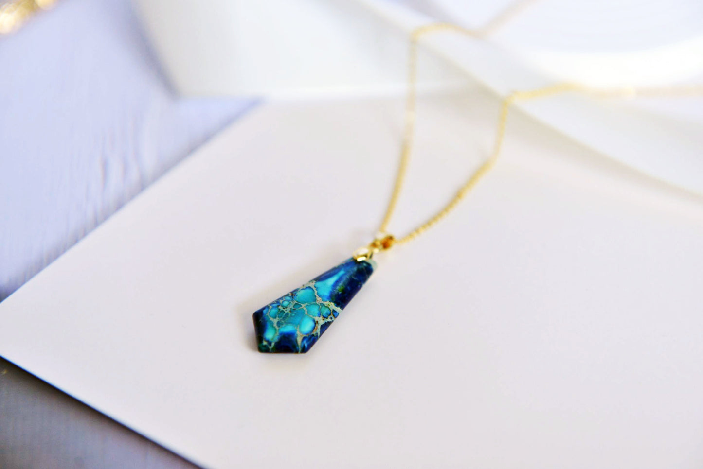 Handmade natural gemstone jewelry/Regalite pendant necklace/charming jewelry/Real gemstone/gold filled/colorful necklace/