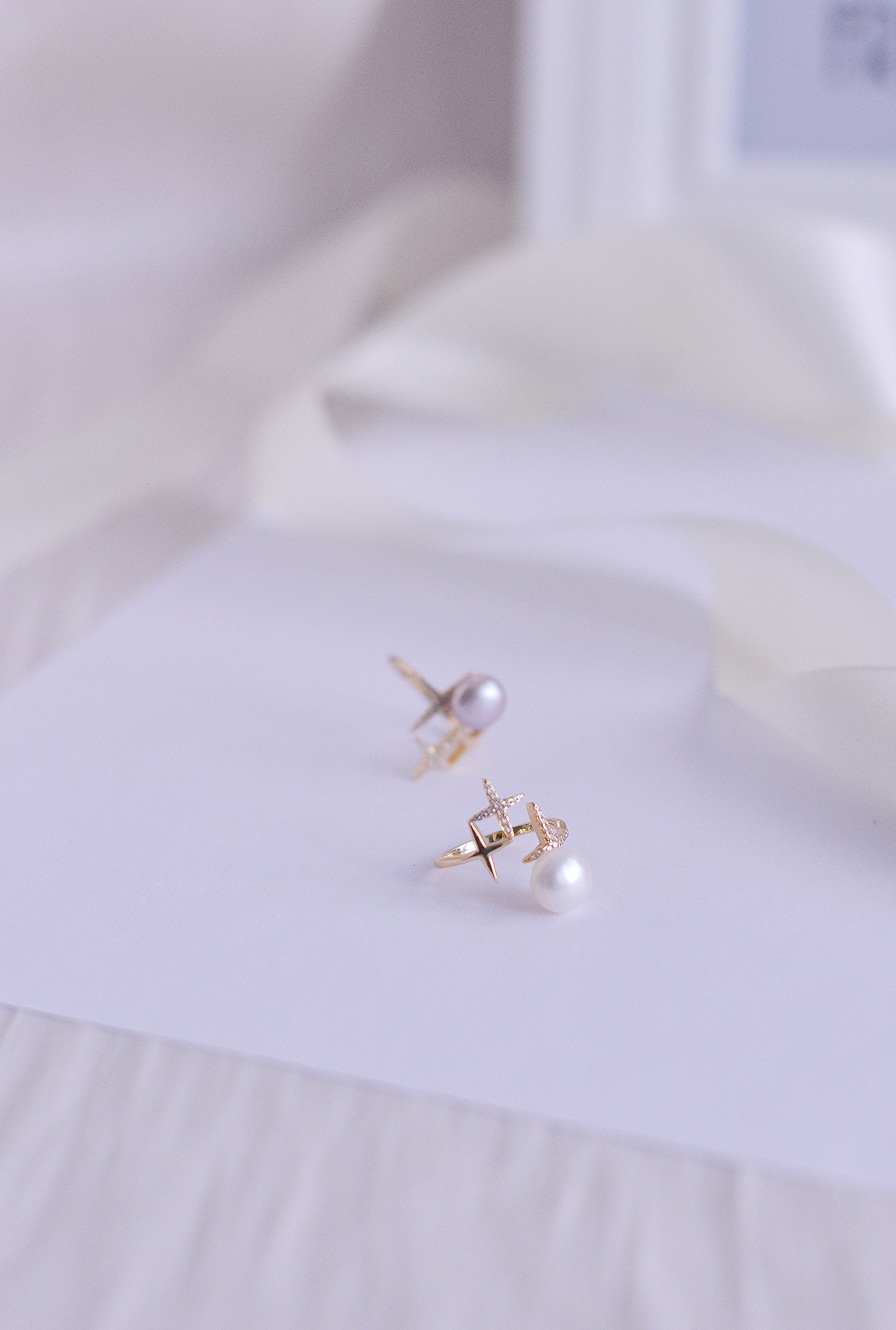 Handmade freshwater Pearl Ring/Shining Star Pearl Ring/925 Silver Ring/AAA pearl/Gift for her/Elegantly Natural Purple Pearl Ring/9mm Pearl