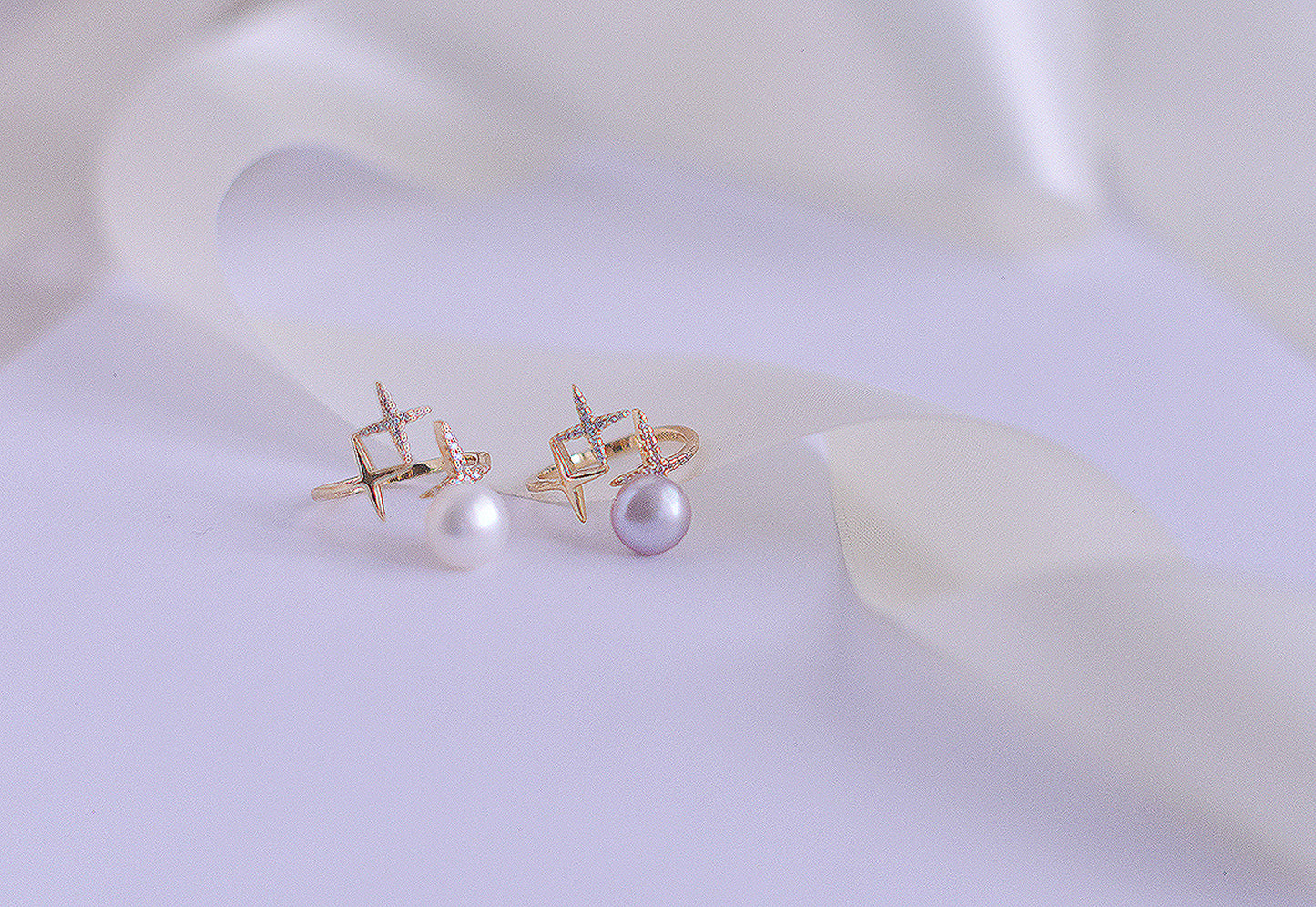 Handmade freshwater Pearl Ring/Shining Star Pearl Ring/925 Silver Ring/AAA pearl/Gift for her/Elegantly Natural Purple Pearl Ring/9mm Pearl