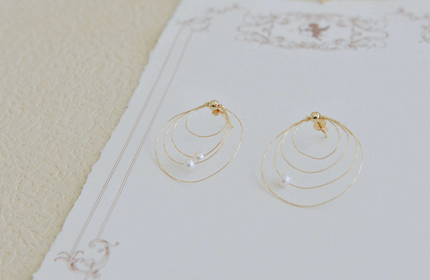 DIY KITS/Handmade Galaxy Pearl Earrings/freshwater Pearl Earrings