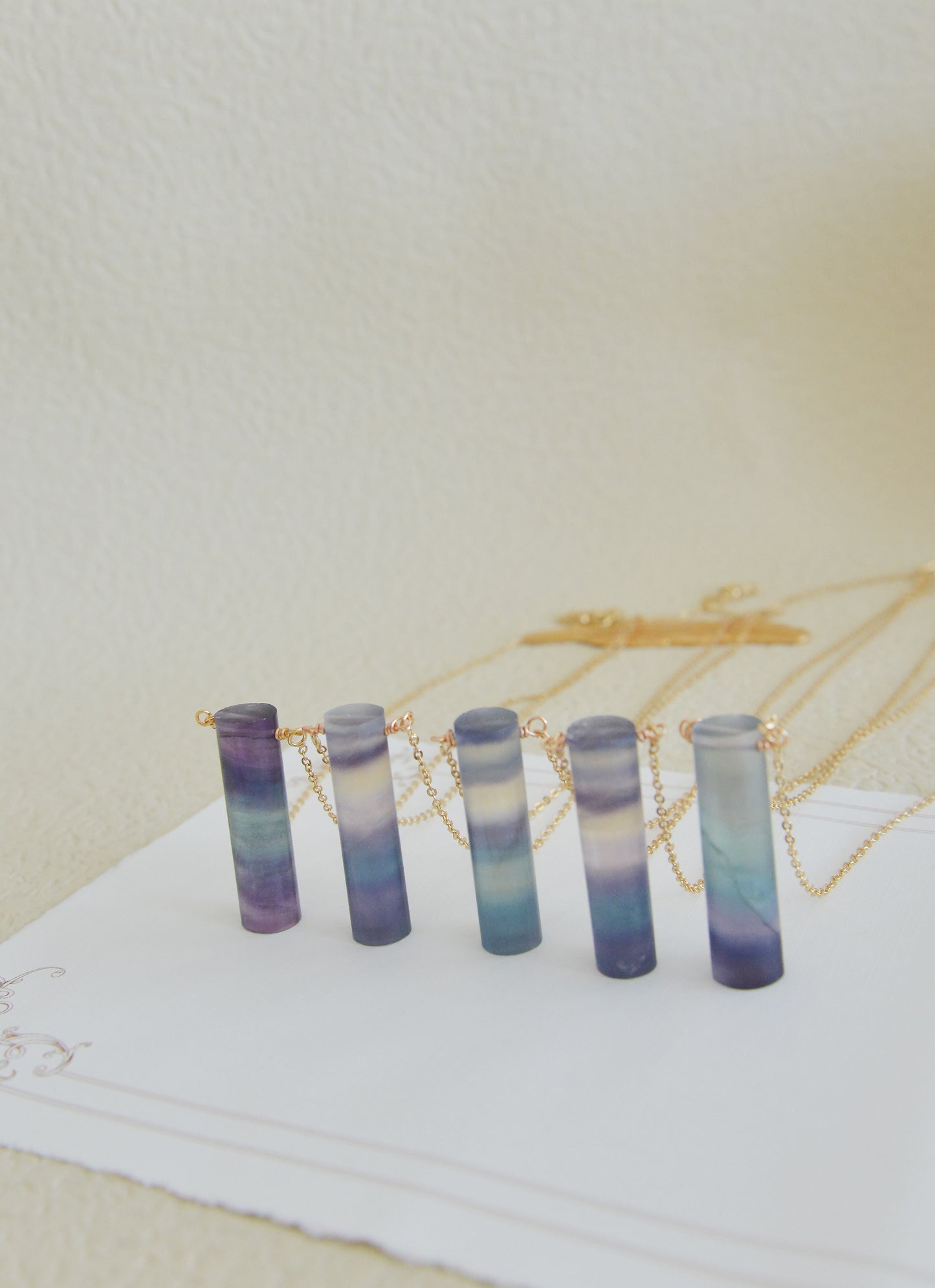 Handmade Natural Gemstone/Fluorite Necklace /Fluorite Pendant /Necklace Fluorite Jewelry Gemstone Necklace/