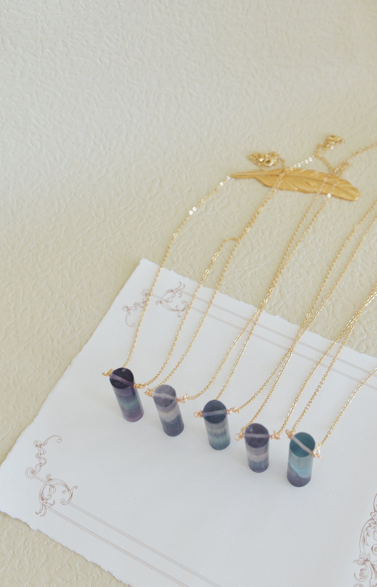 Handmade Natural Gemstone/Fluorite Necklace /Fluorite Pendant /Necklace Fluorite Jewelry Gemstone Necklace/