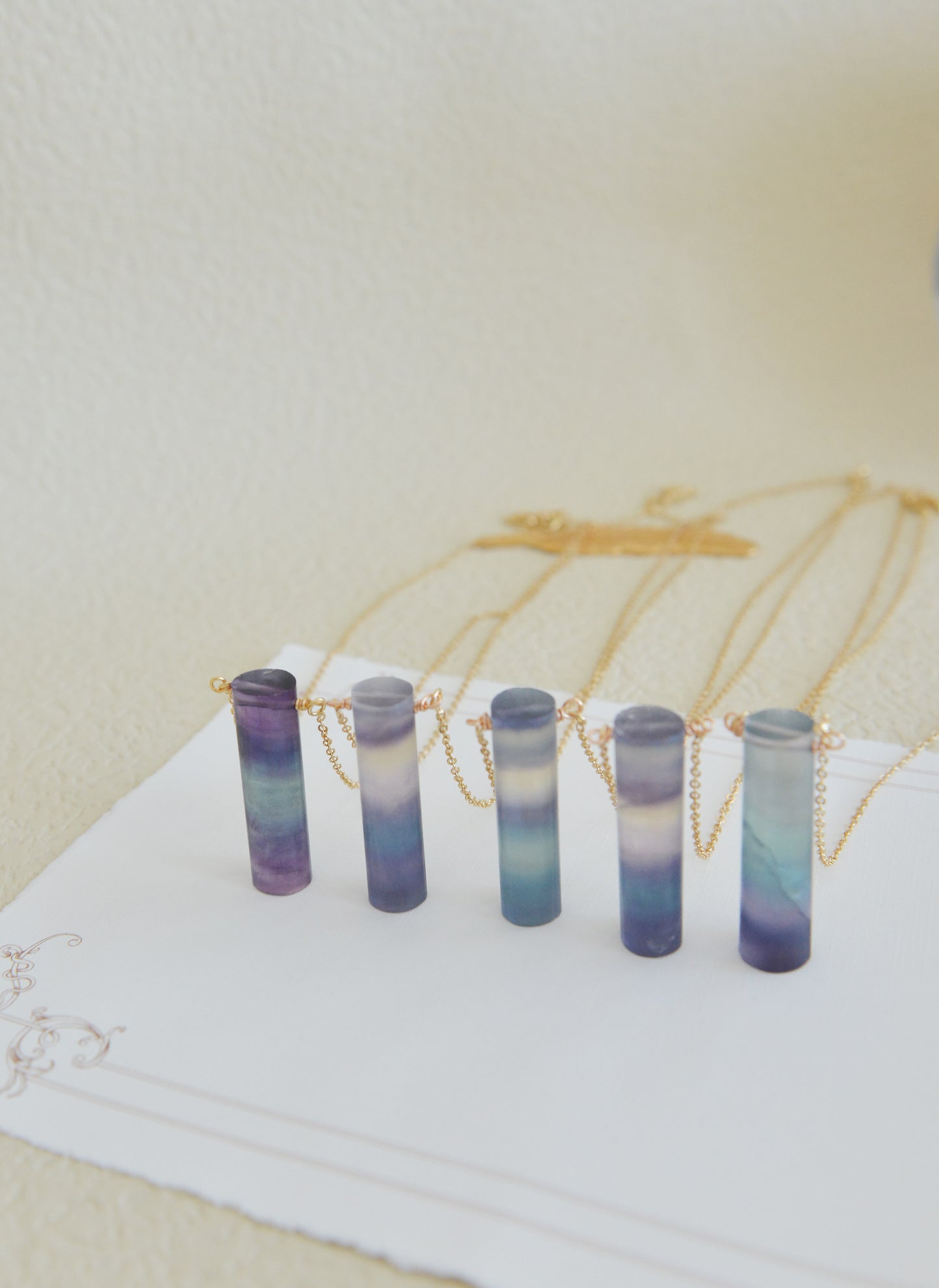 Handmade Natural Gemstone/Fluorite Necklace /Fluorite Pendant /Necklace Fluorite Jewelry Gemstone Necklace/