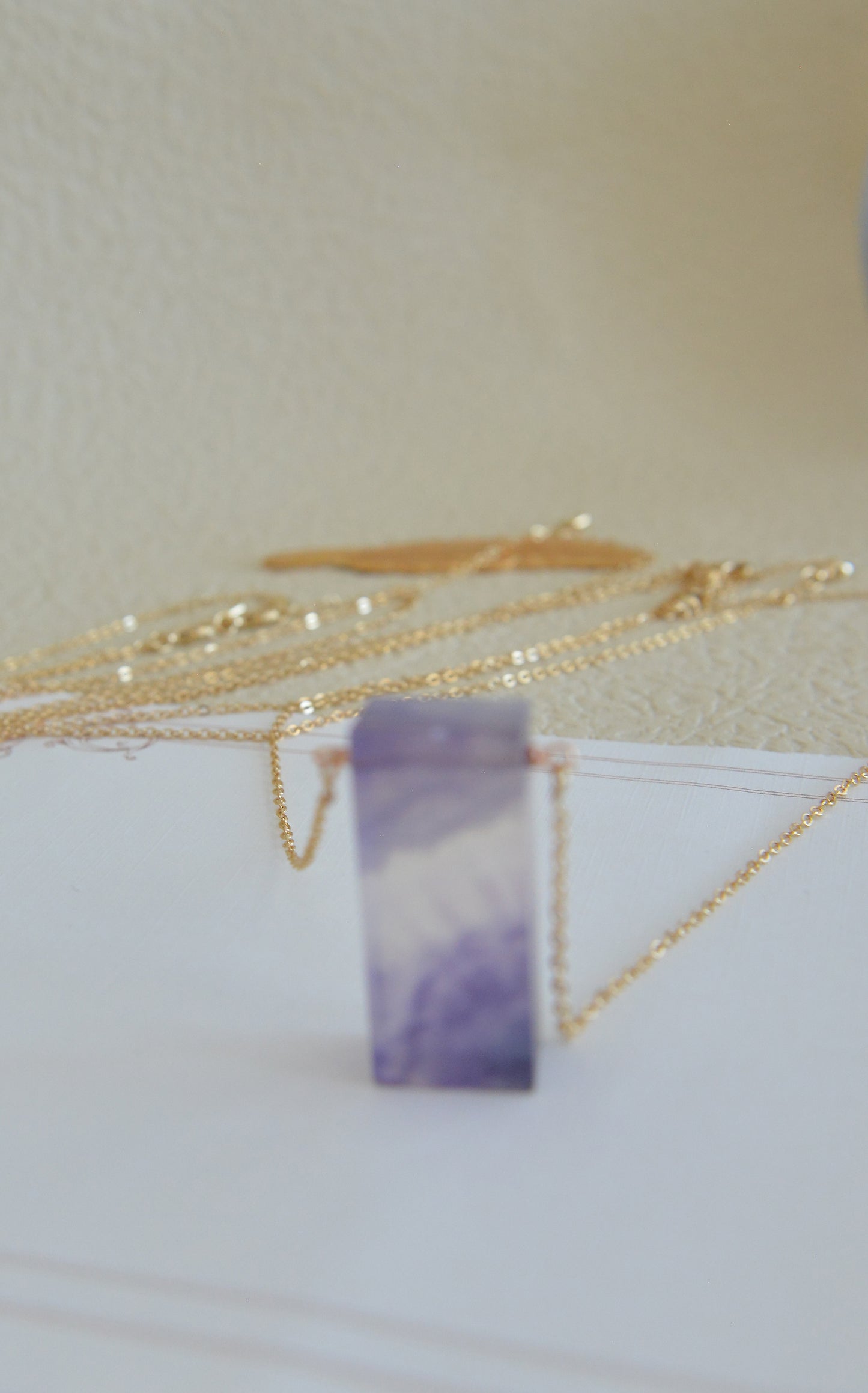 Handmade Natural Gemstone/Fluorite Necklace /Fluorite Pendant /Necklace Fluorite Jewelry Gemstone Necklace/