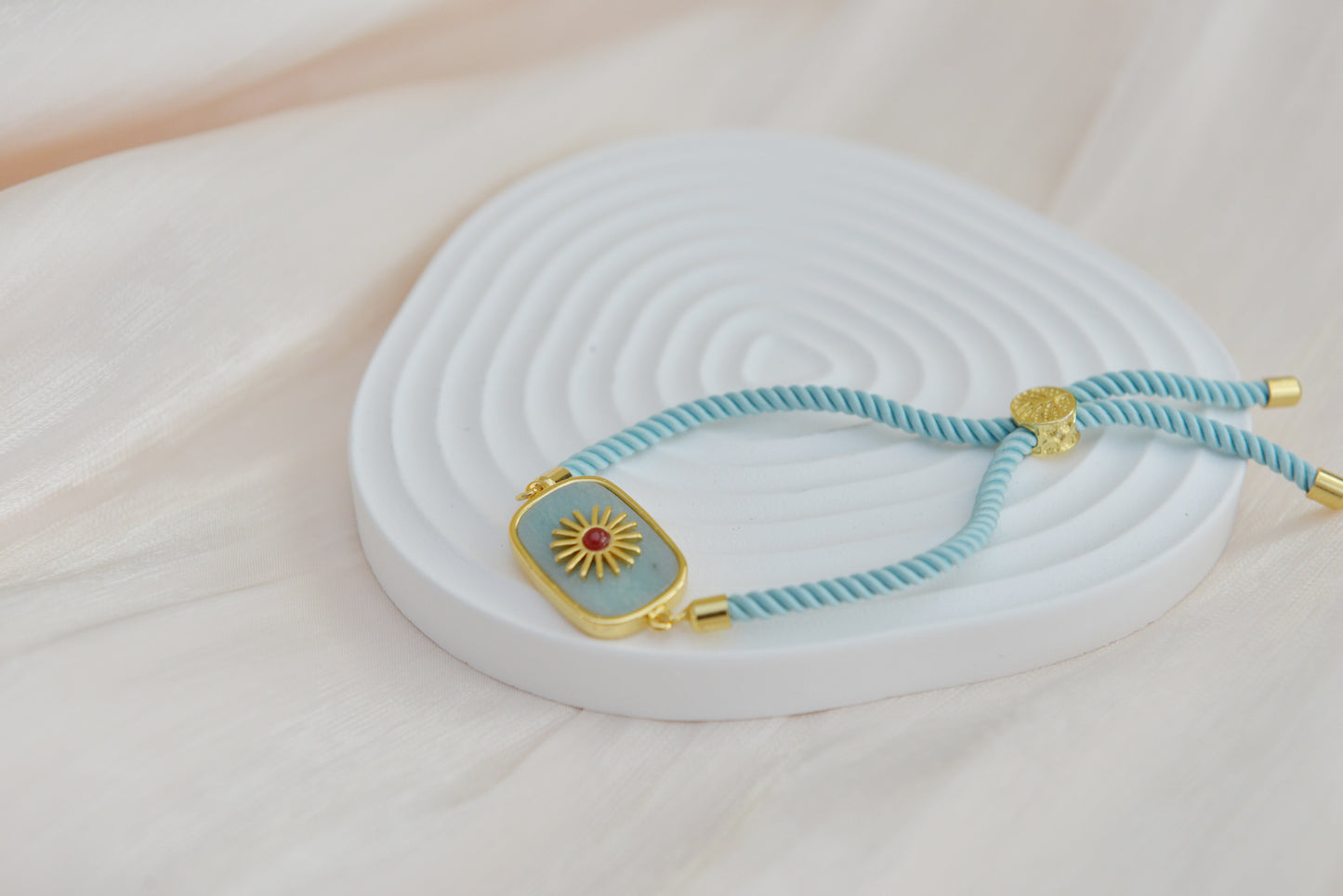 Handmade natural gemstone jewelry/Amazonite bracelet/Totem bracelet/Woven Hand Rope/gold filled/adjustable bracelet//Lapis Lazuli /Malachite