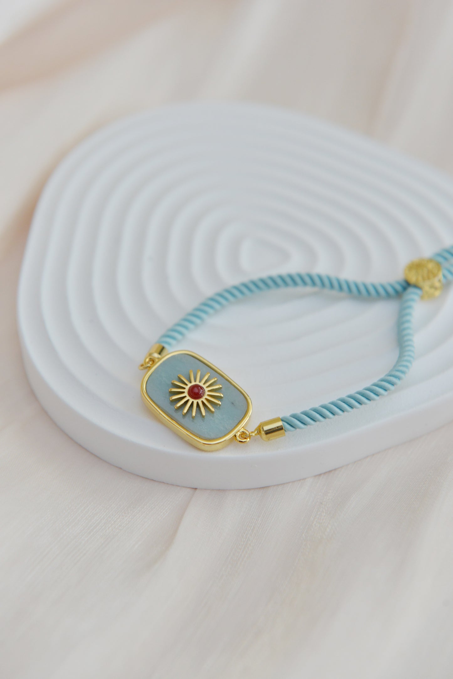 Handmade natural gemstone jewelry/Amazonite bracelet/Totem bracelet/Woven Hand Rope/gold filled/adjustable bracelet//Lapis Lazuli /Malachite