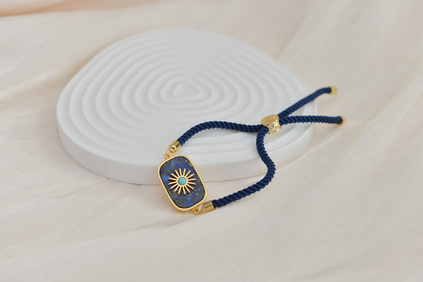 Handmade natural gemstone jewelry/Amazonite bracelet/Totem bracelet/Woven Hand Rope/gold filled/adjustable bracelet//Lapis Lazuli /Malachite
