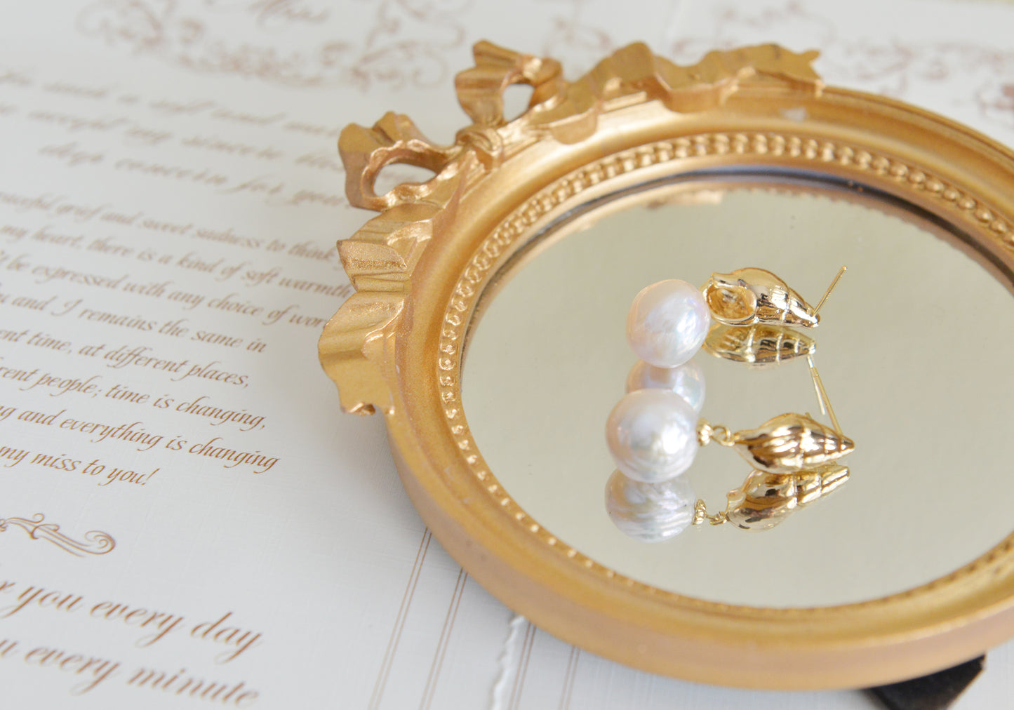 Handmade freshwater pearl Earrings/Natural Baroque Pearl Earrings/14K Gold Filled/wedding earring/real pearl earrings/AAA pearl/Bride choice
