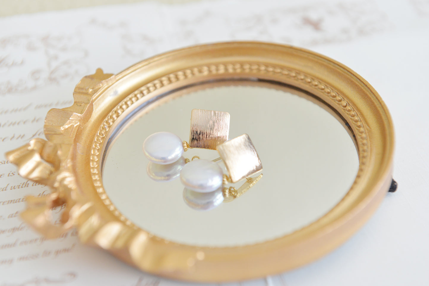 Handmade freshwater pearl Earrings/Natural Baroque Pearl Earrings/14K Gold Filled/wedding earring/real pearl earrings/AAA pearl/Bride choice