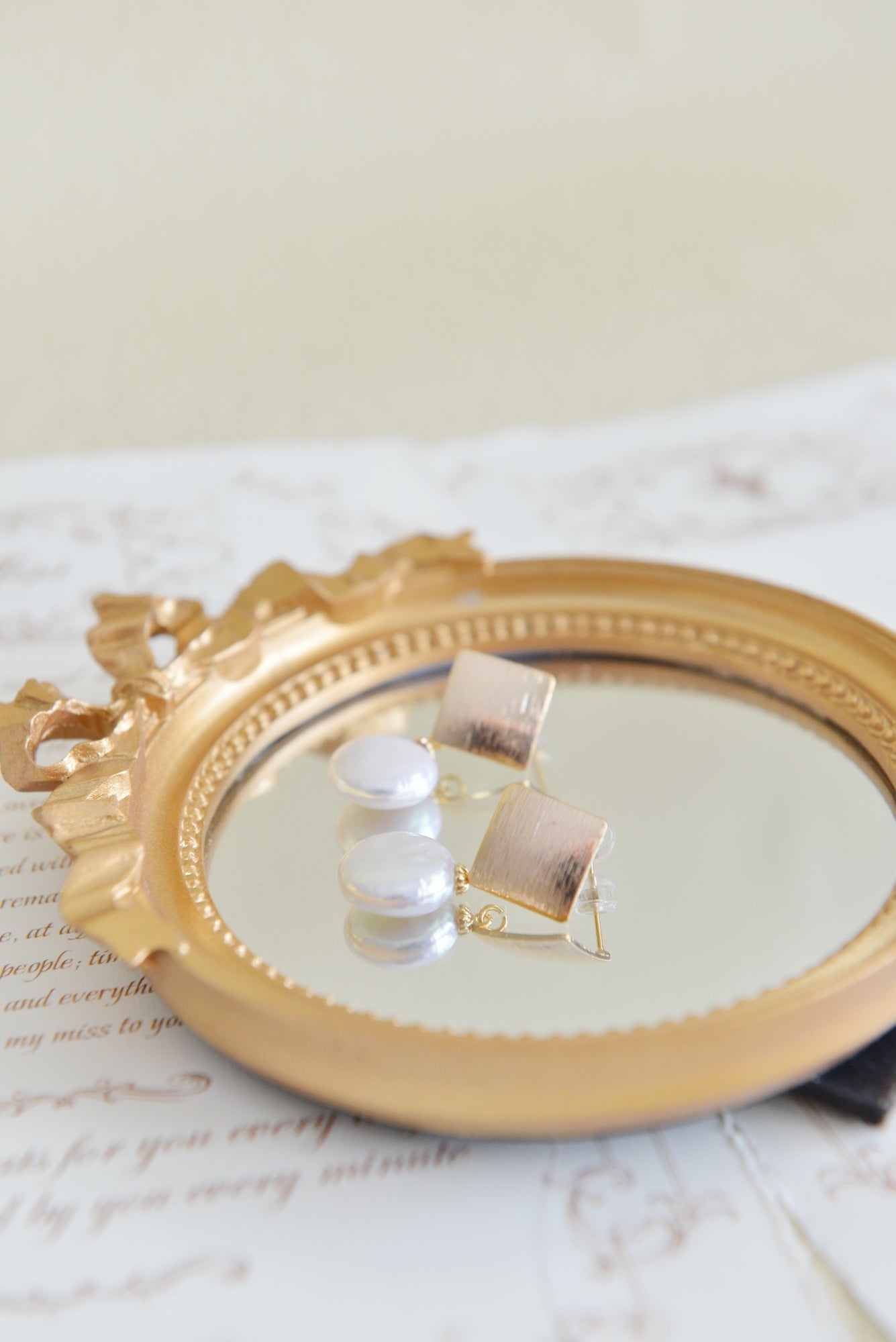 Handmade freshwater pearl Earrings/Natural Baroque Pearl Earrings/14K Gold Filled/wedding earring/real pearl earrings/AAA pearl/Bride choice