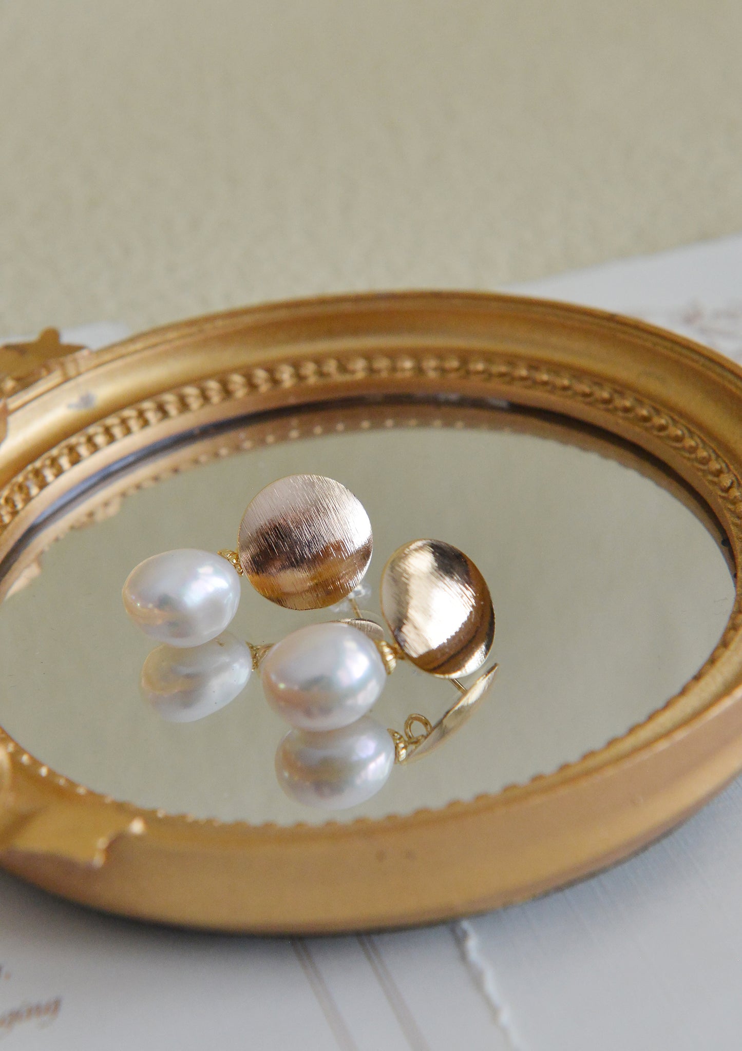 Handmade freshwater pearl Earrings/Natural Baroque Pearl Earrings/14K Gold plated/wedding earring/real pearl earrings/AAA pearl/