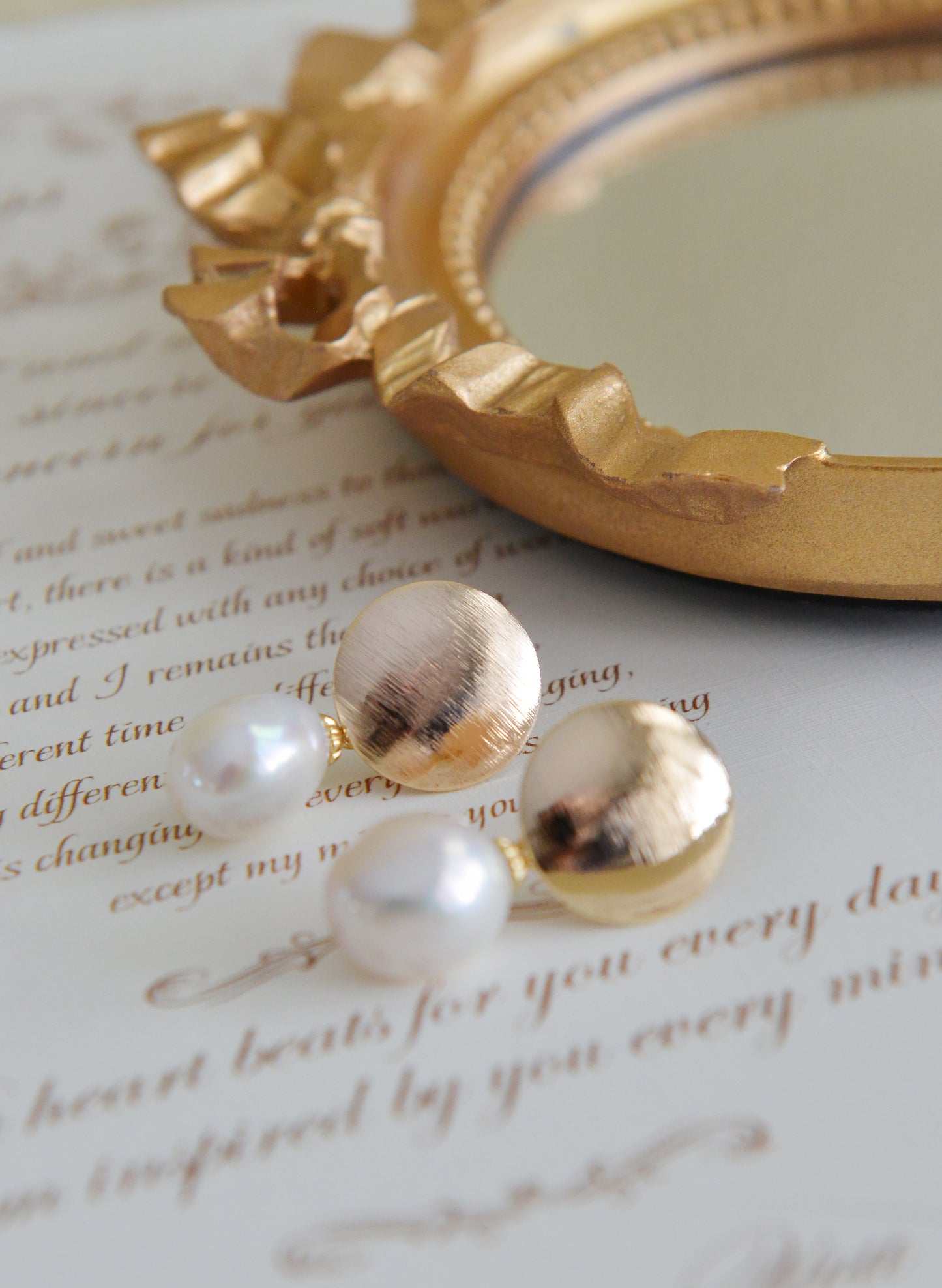Handmade freshwater pearl Earrings/Natural Baroque Pearl Earrings/14K Gold plated/wedding earring/real pearl earrings/AAA pearl/