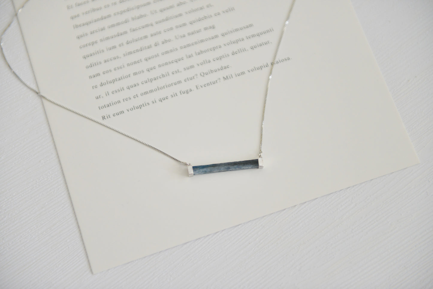 Handmade natural gemstone necklace/blue lace agate/amazonite/Blue-vein stone