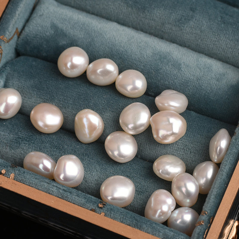 Natural freshwater Irregular circle Pearls/baroque pearls/Strong luster/flawless Pearls