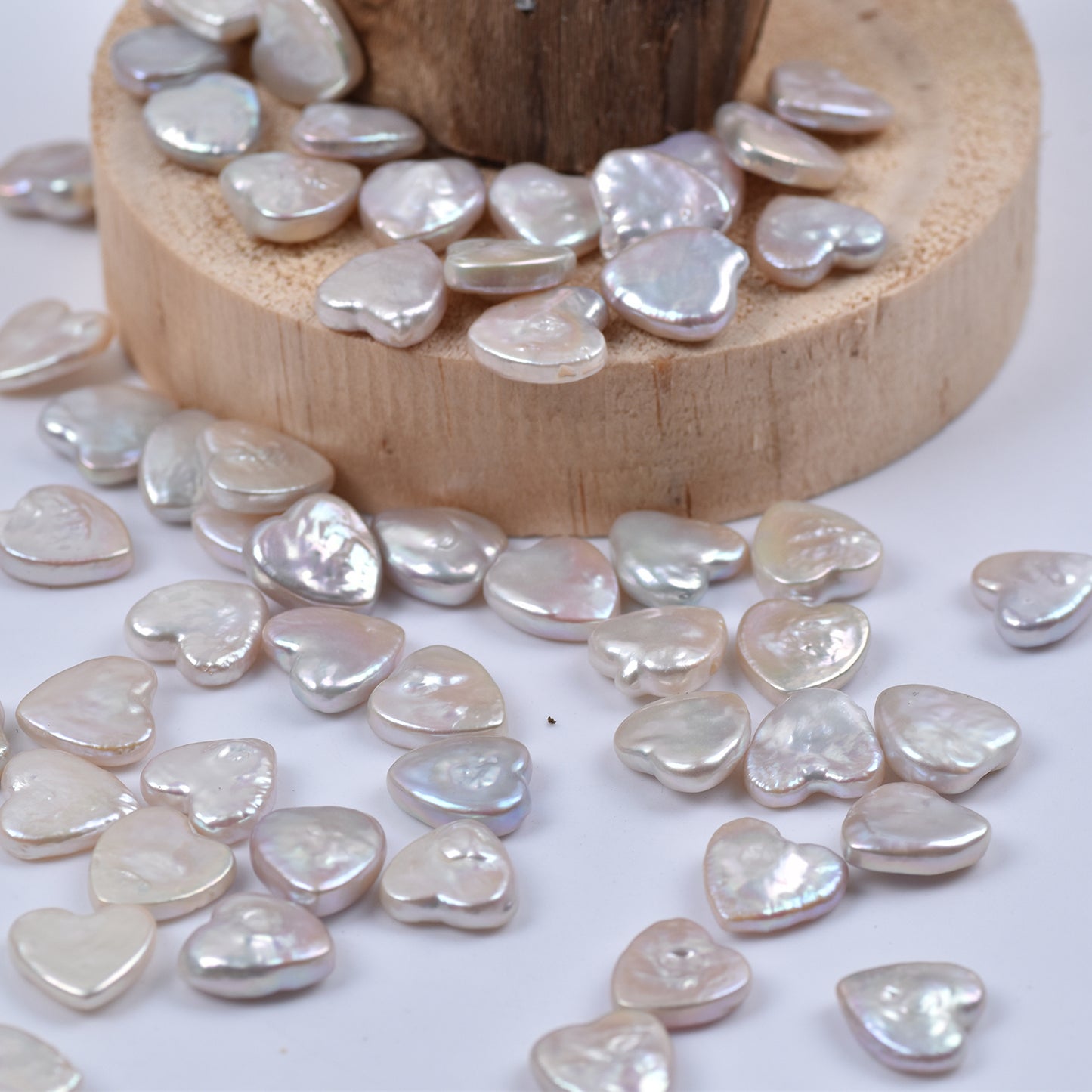 Natural freshwater Heart Pearls/baroque pearls/Strong luster/12-13mm