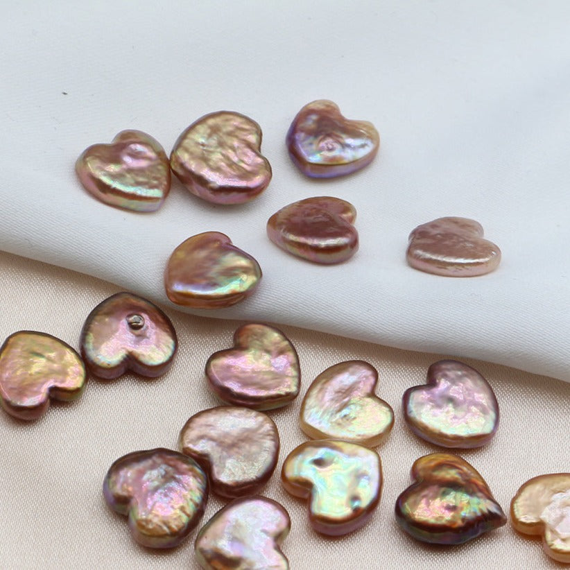 Natural freshwater Heart Pearls/baroque pearls/Strong luster/12-13mm