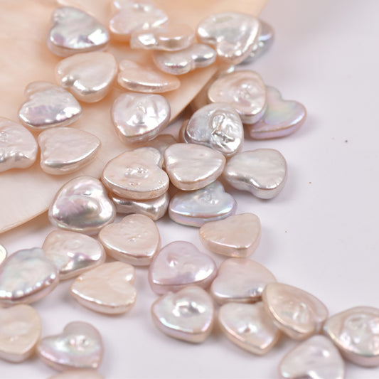 Natural freshwater Heart Pearls/baroque pearls/Strong luster/12-13mm