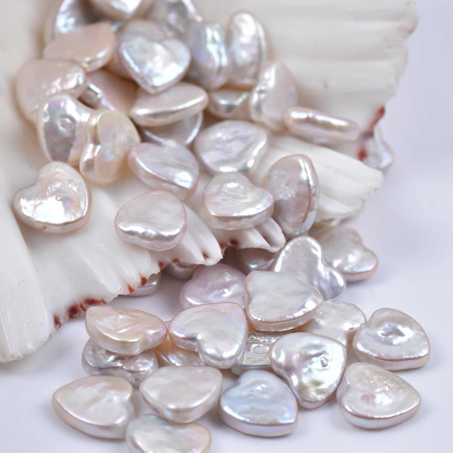 Natural freshwater Heart Pearls/baroque pearls/Strong luster/12-13mm