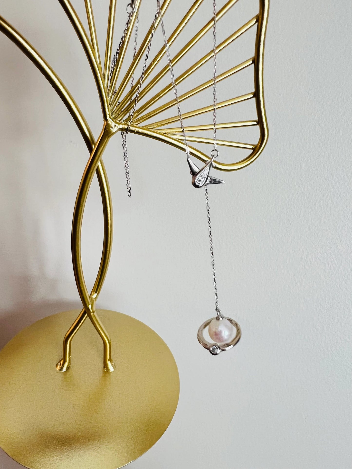 Handmade freshwater Pearl Jewelry/Cute Airplane  Pendent/Cute