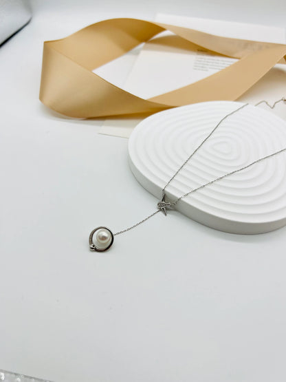 Handmade freshwater Pearl Jewelry/Cute Airplane  Pendent/Cute