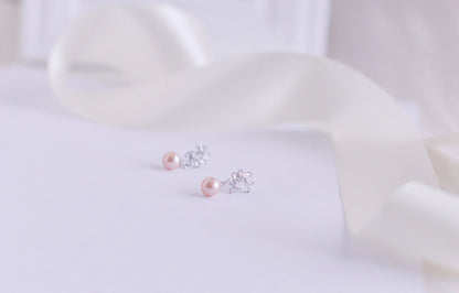 Handmade   freshwater pearl drop Earring/Exquisite Minimalist
