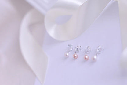 Handmade   freshwater pearl drop Earring/Exquisite Minimalist