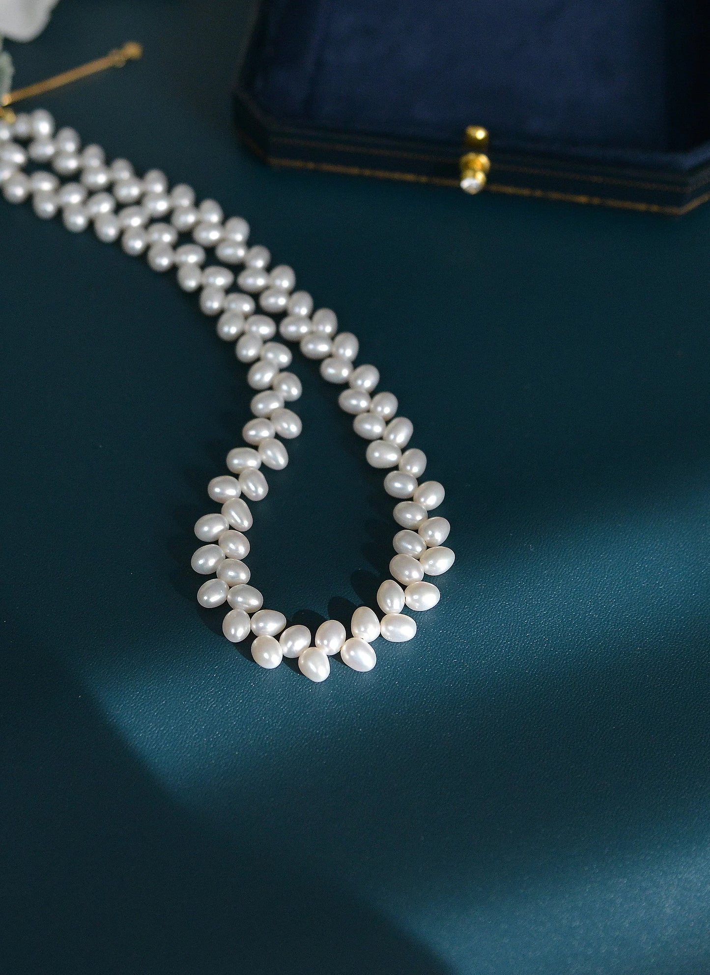 Handmade natural pearl necklace,14k Gold Pearl Necklace, Dainty