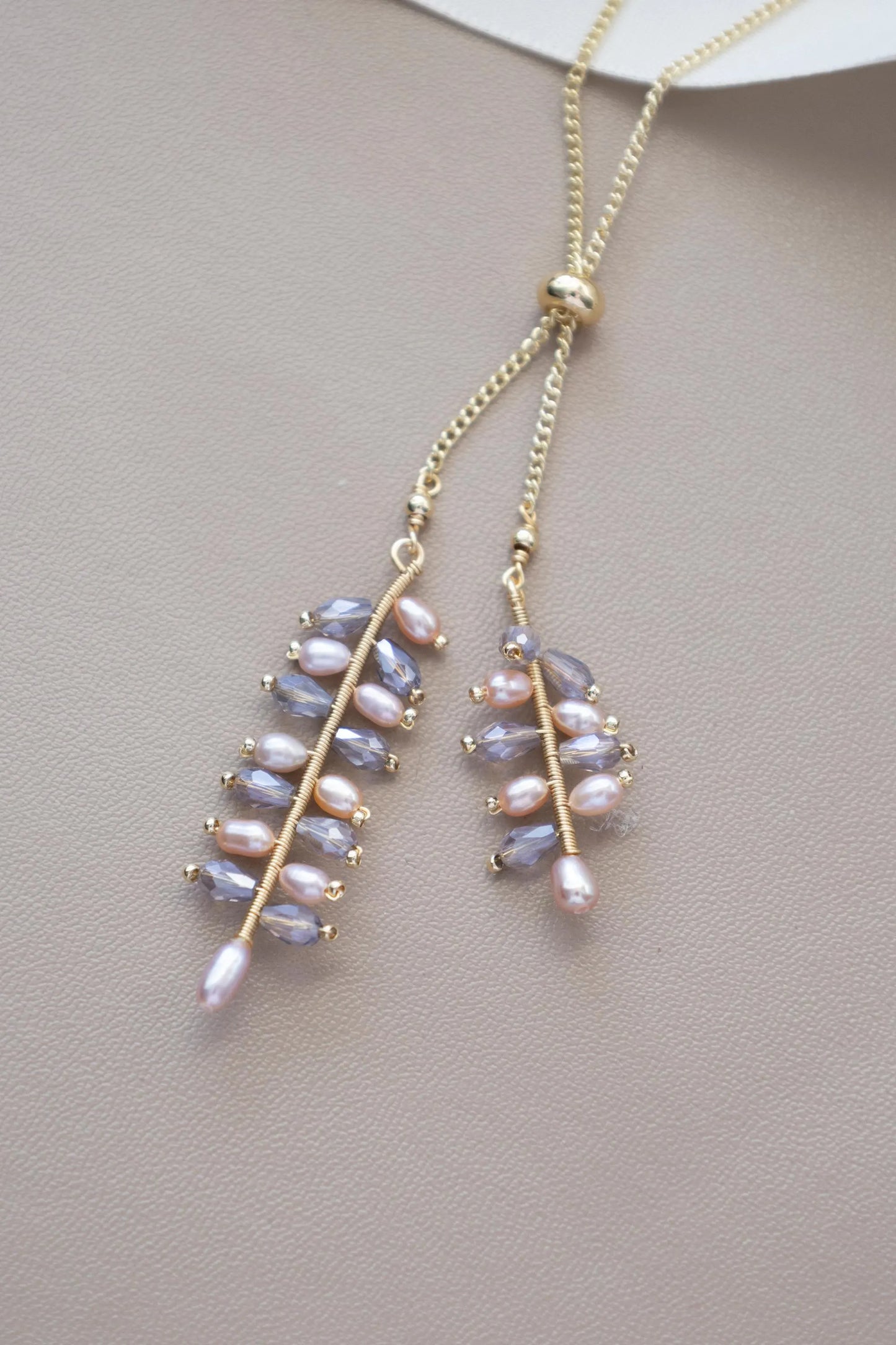 Freshwater Pearl Sterling Silver Adjustable Necklac