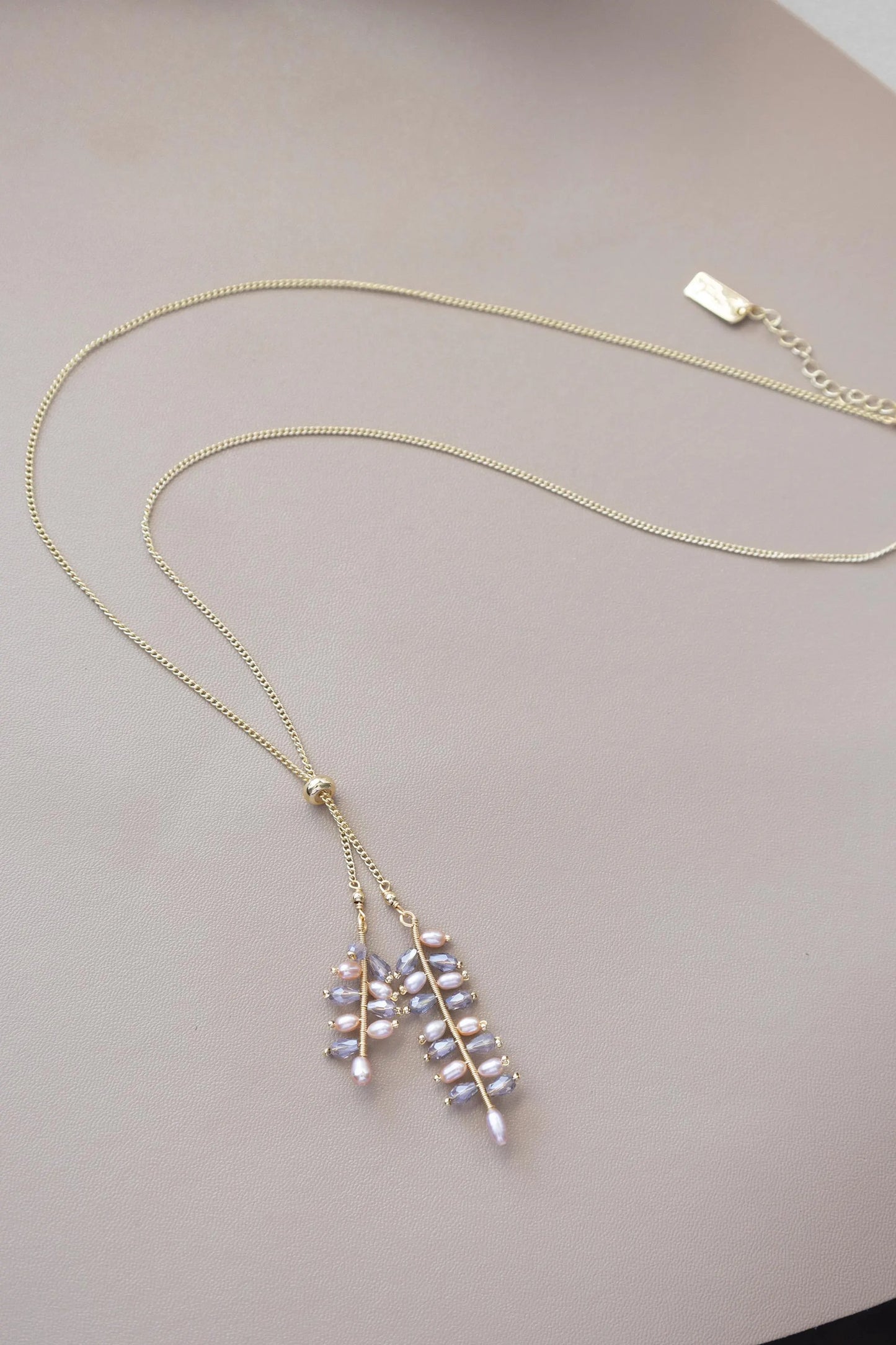 Freshwater Pearl Sterling Silver Adjustable Necklac