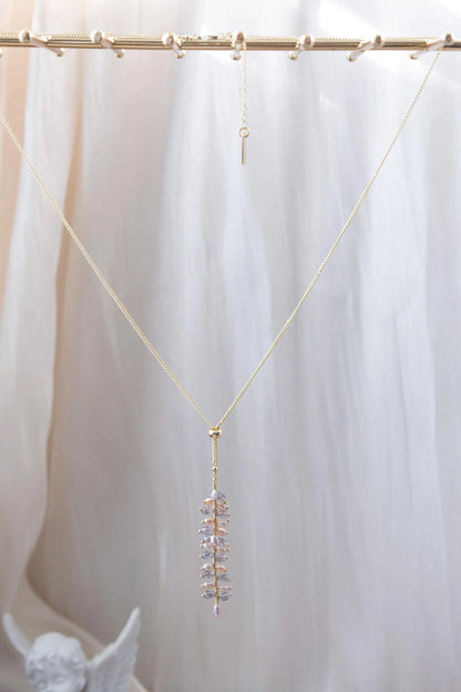 Freshwater Pearl Sterling Silver Adjustable Necklac