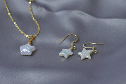 Handmade Natural Pearl Set/ Heart Pearl Set/ Star Pearl Set/ Round