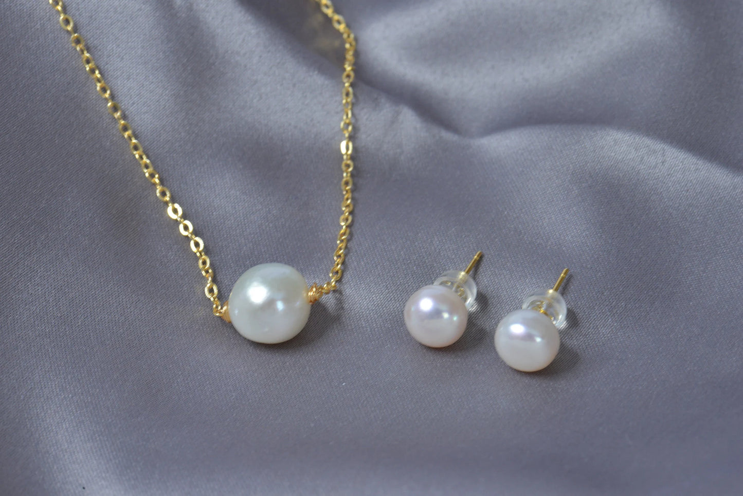 Handmade Natural Pearl Set/ Heart Pearl Set/ Star Pearl Set/ Round