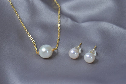 Handmade Natural Pearl Set/ Heart Pearl Set/ Star Pearl Set/ Round