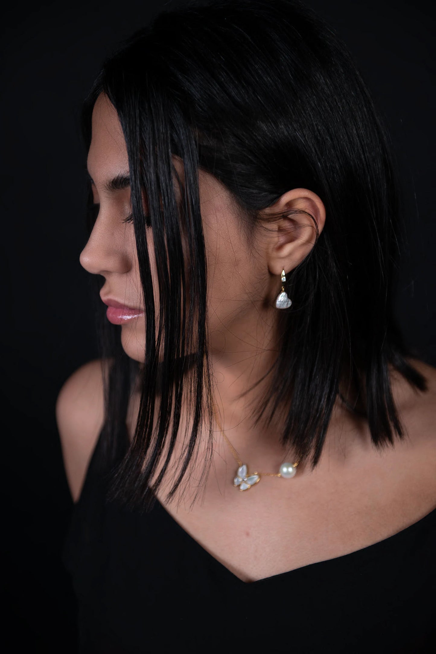 Handmade Natural Pearl Set/ Heart Pearl Set/ Star Pearl Set/ Round