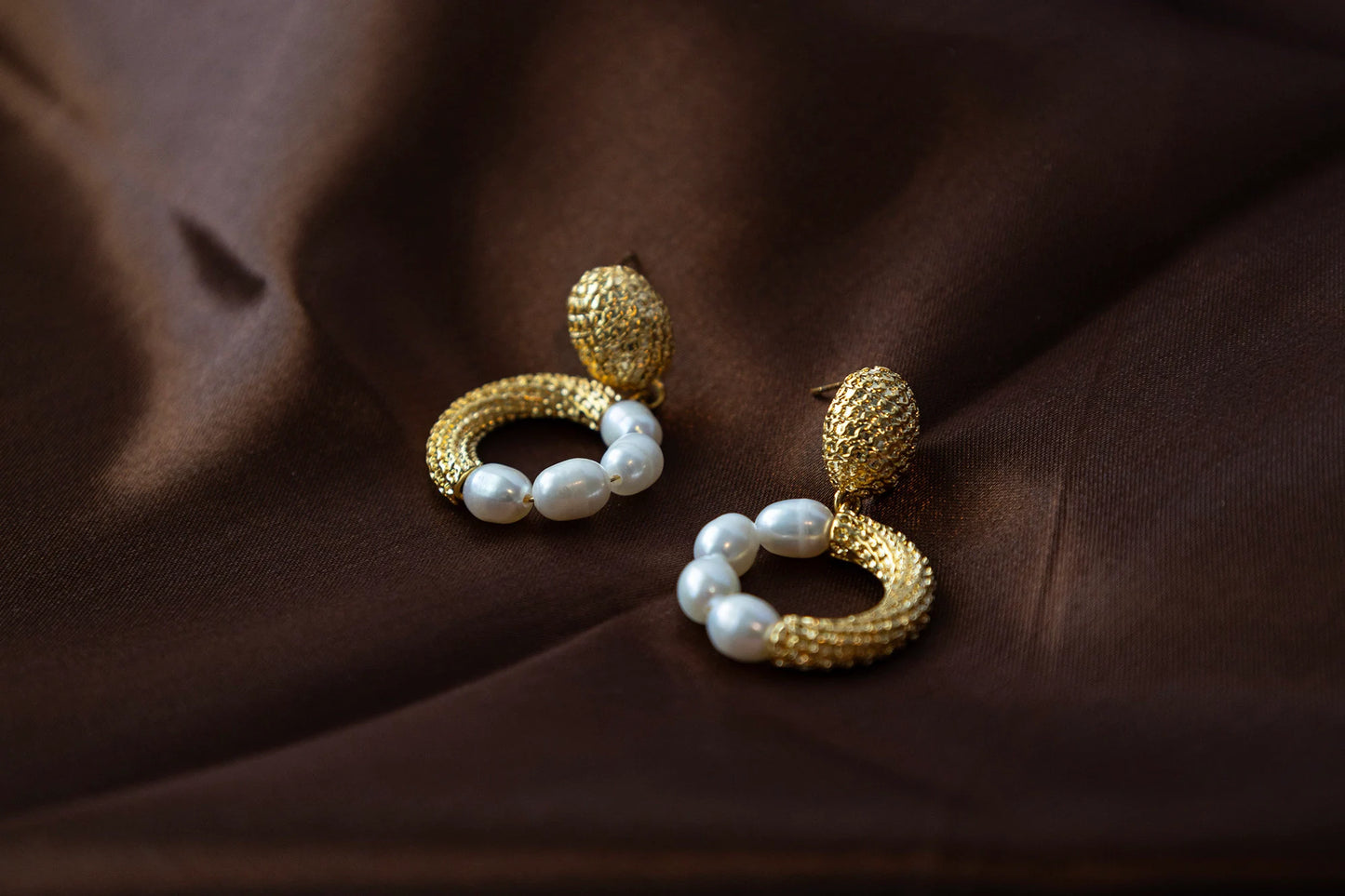 Handmade Half Pearls Drop & Dangle Earring, Vintage Style, Bridesmaid