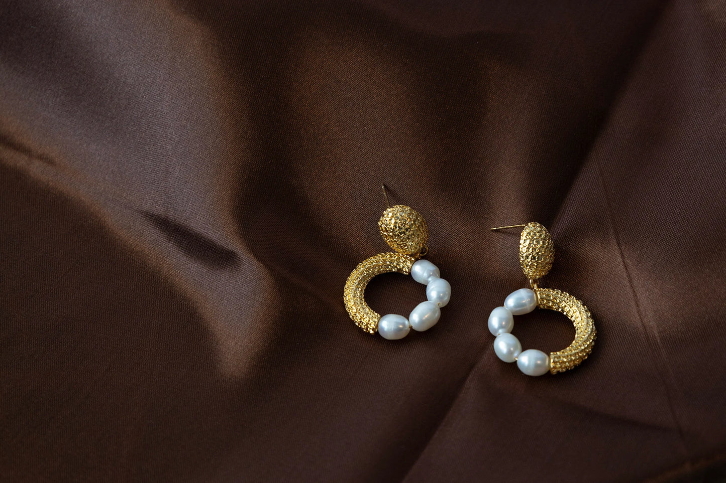 Handmade Half Pearls Drop & Dangle Earring, Vintage Style, Bridesmaid
