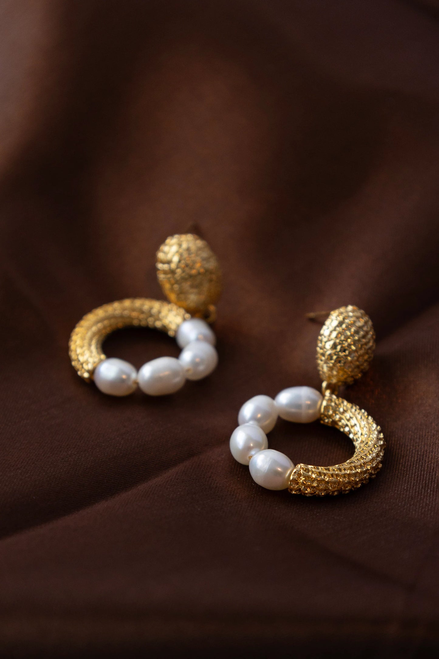 Handmade Half Pearls Drop & Dangle Earring, Vintage Style, Bridesmaid