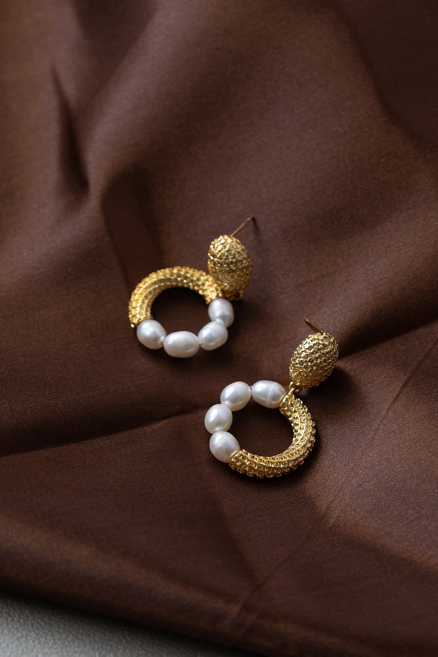 Handmade Half Pearls Drop & Dangle Earring, Vintage Style, Bridesmaid