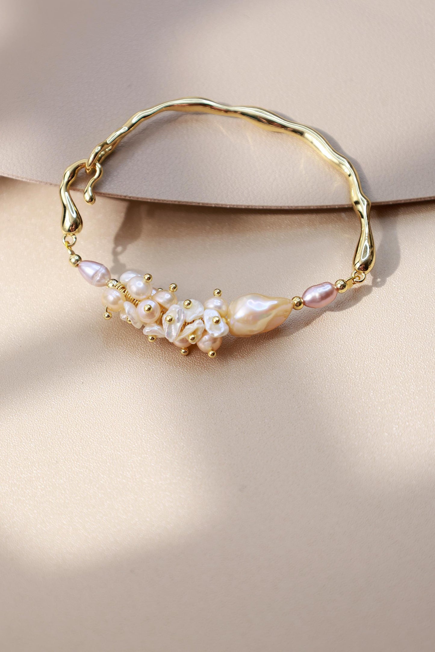 "Flowers in Bloom" Baroque Statement Bangle