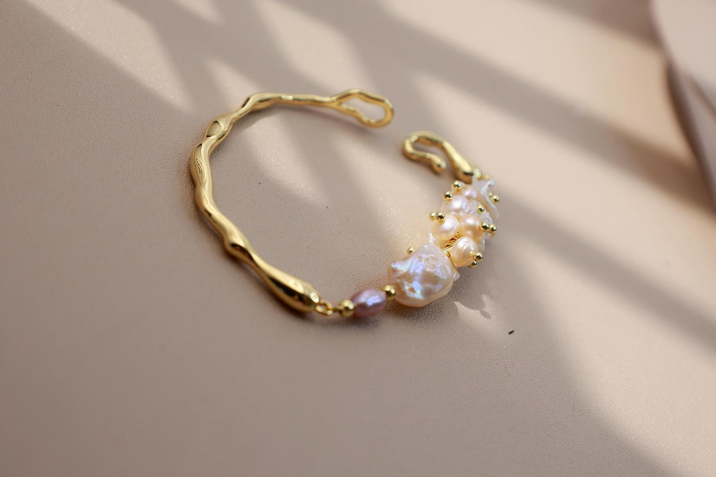 "Flowers in Bloom" Baroque Statement Bangle