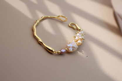 "Flowers in Bloom" Baroque Statement Bangle