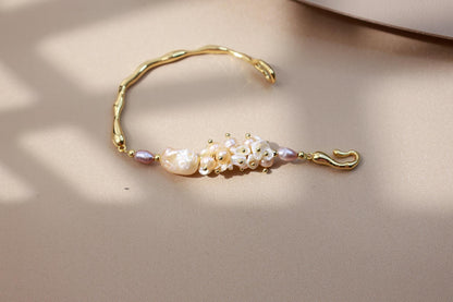 "Flowers in Bloom" Baroque Statement Bangle