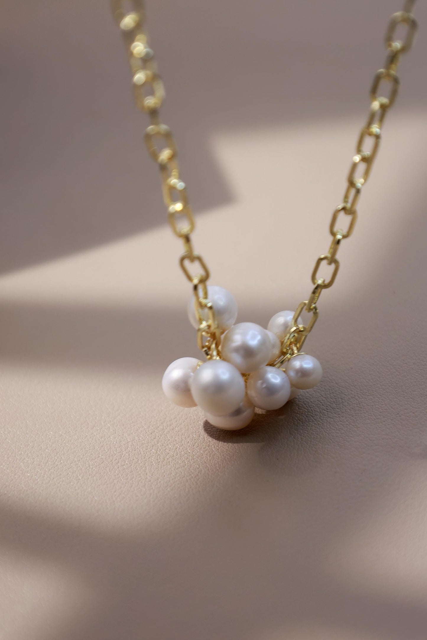 Vintage Pearl Cluster Statement Pendant