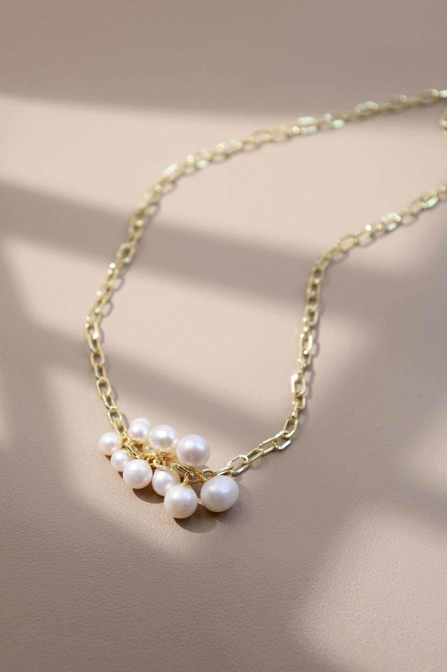 Vintage Pearl Cluster Statement Pendant