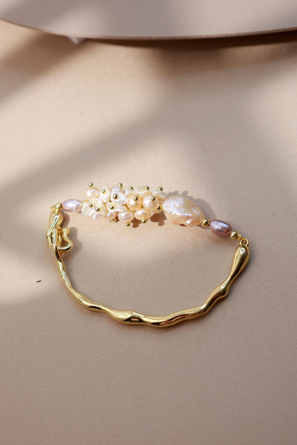 "Flowers in Bloom" Baroque Statement Bangle