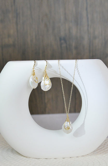 Baroque Pearl Luxury Jewelry Set